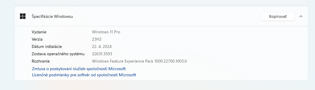 overenie verzie windows 11